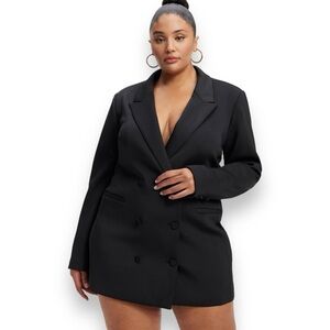 Good American Executive Scuba Knit Blazer NWT , sz 7 / 4XL